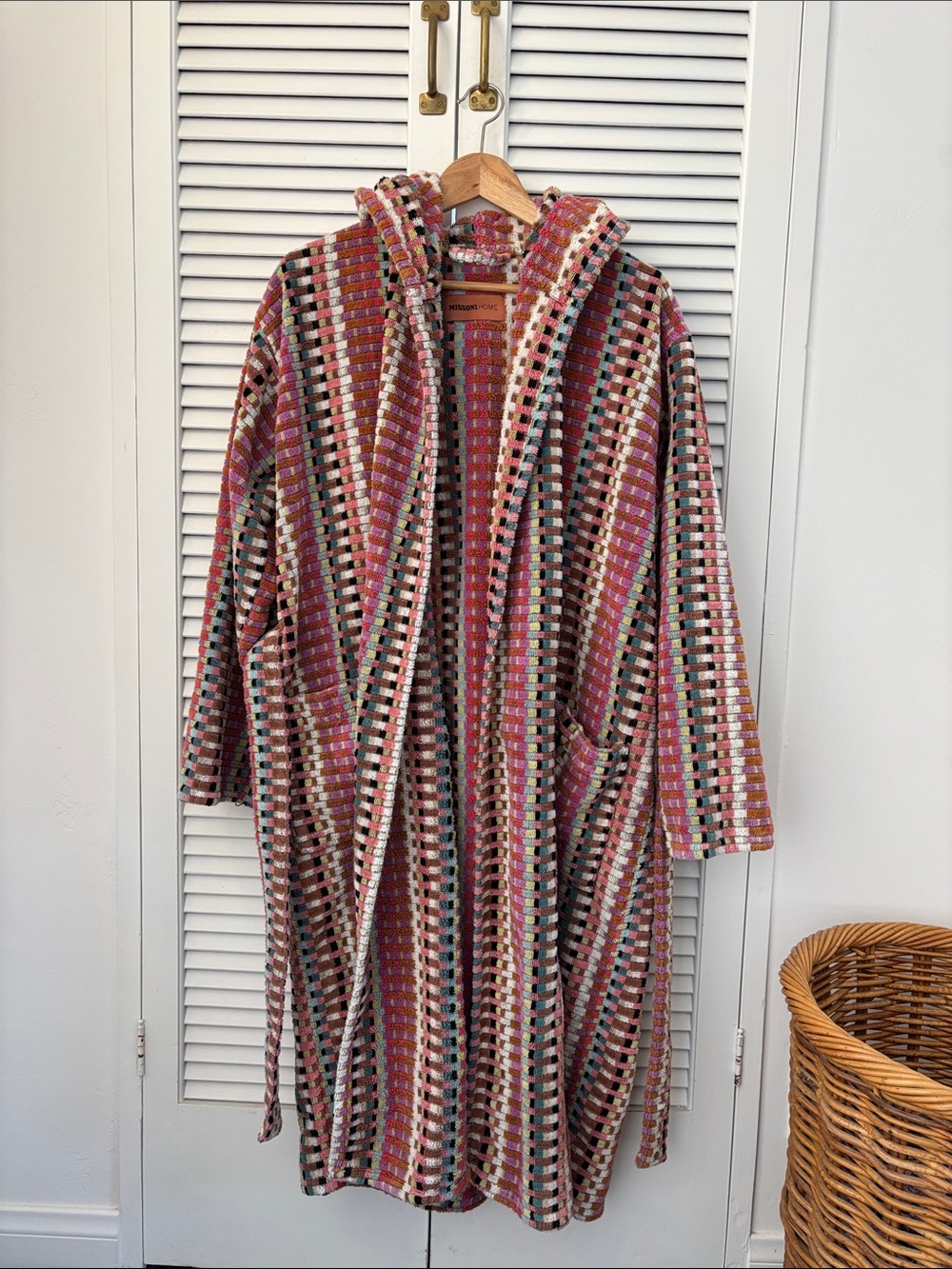 Missoni Multicolor Hooded housecoat